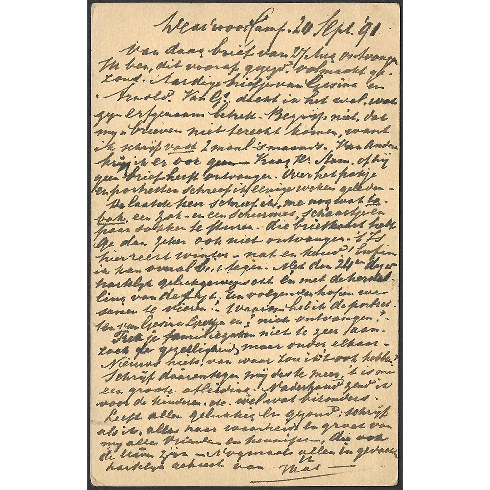 17 Oct 1901 postcard from St Helena to Amsterdam in Holland - Image 2