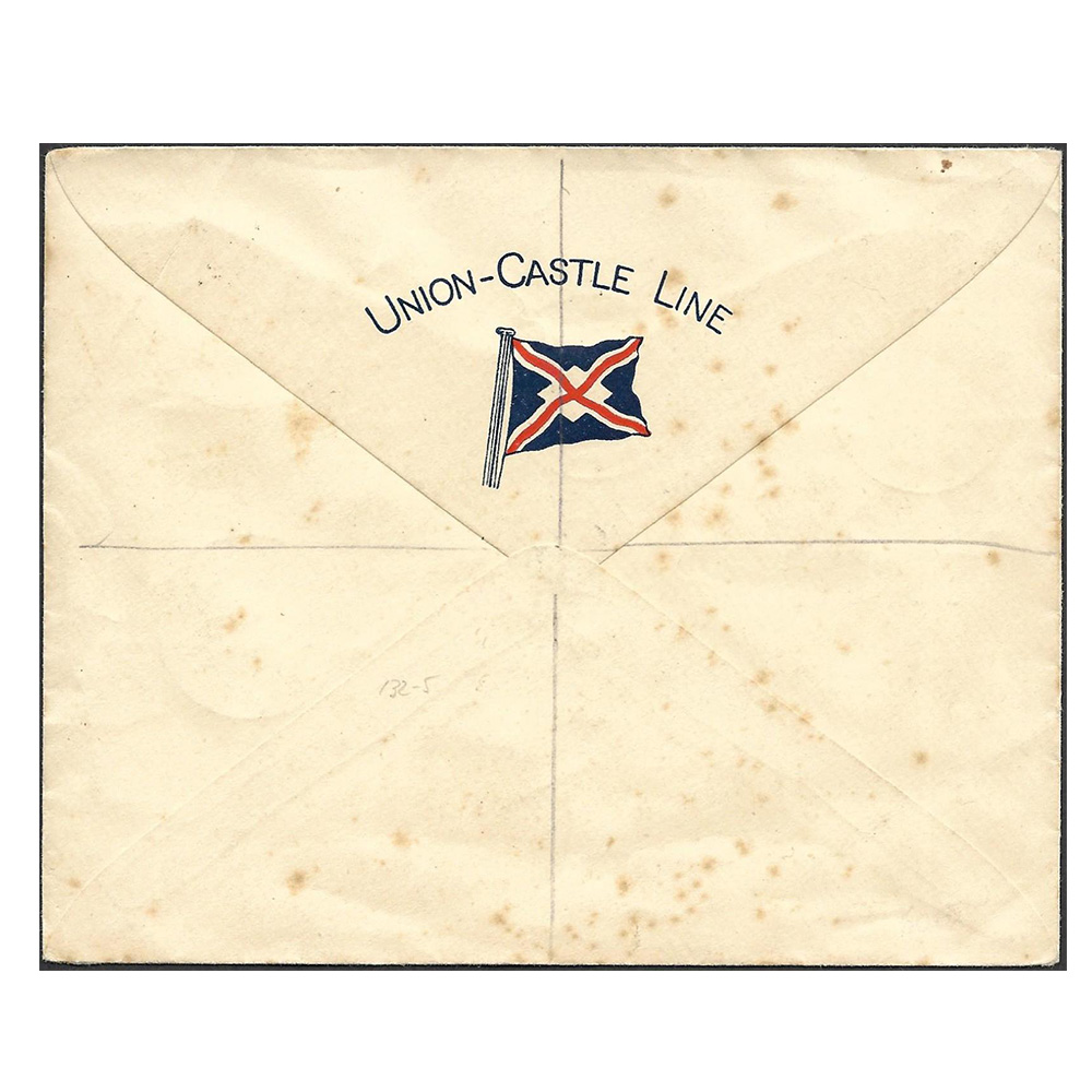 10 October 1949 75th anniversary of UPU first day cover (Union-Castle Line envelope) - Image 2