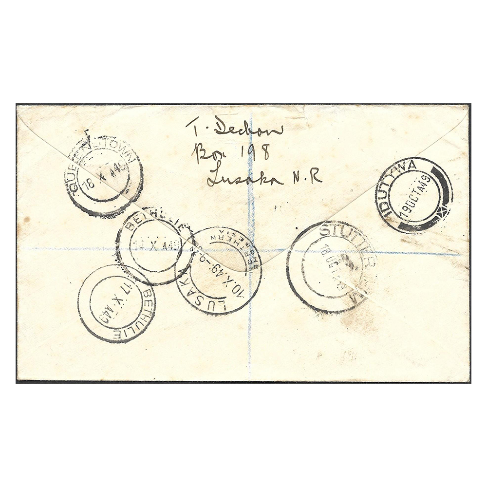 Registered first day cover of the 75th anniversary of UPU - Image 2