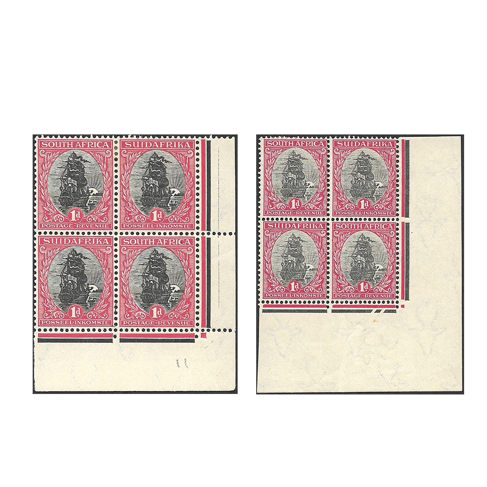 1926 London printing of the 1d black and carmine (SG31, SACC 30L)
