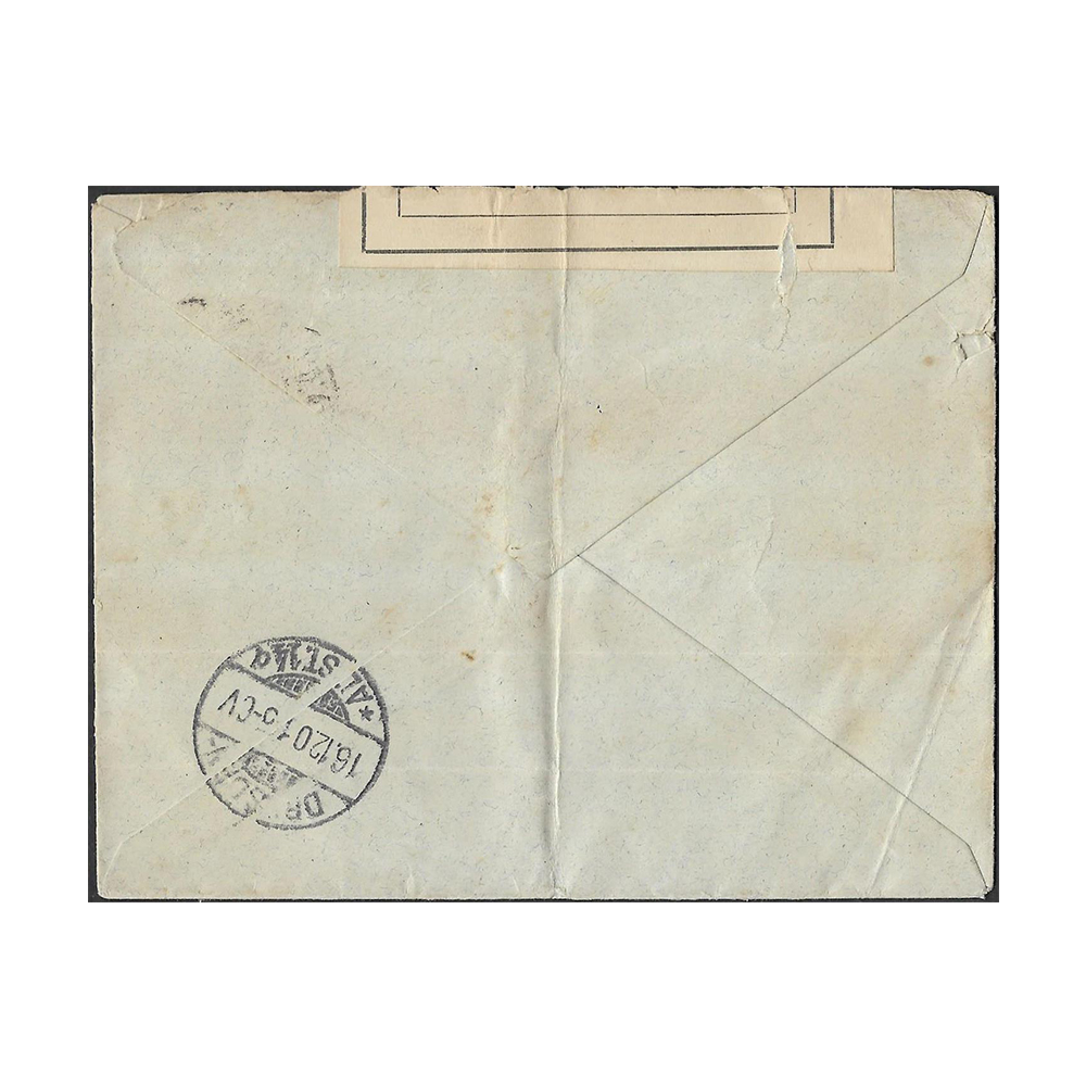 27 Nov 1901 cover from Cape Town to Dresden with British censor seal Type 7D (Snowden and Hepworth, 1987) - Image 2