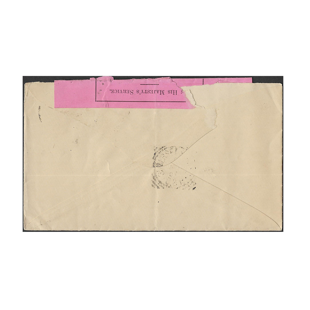 13 Jan 1902 cover from Pretoria to Somerset Strand with British censor seal Type 11 - Image 2