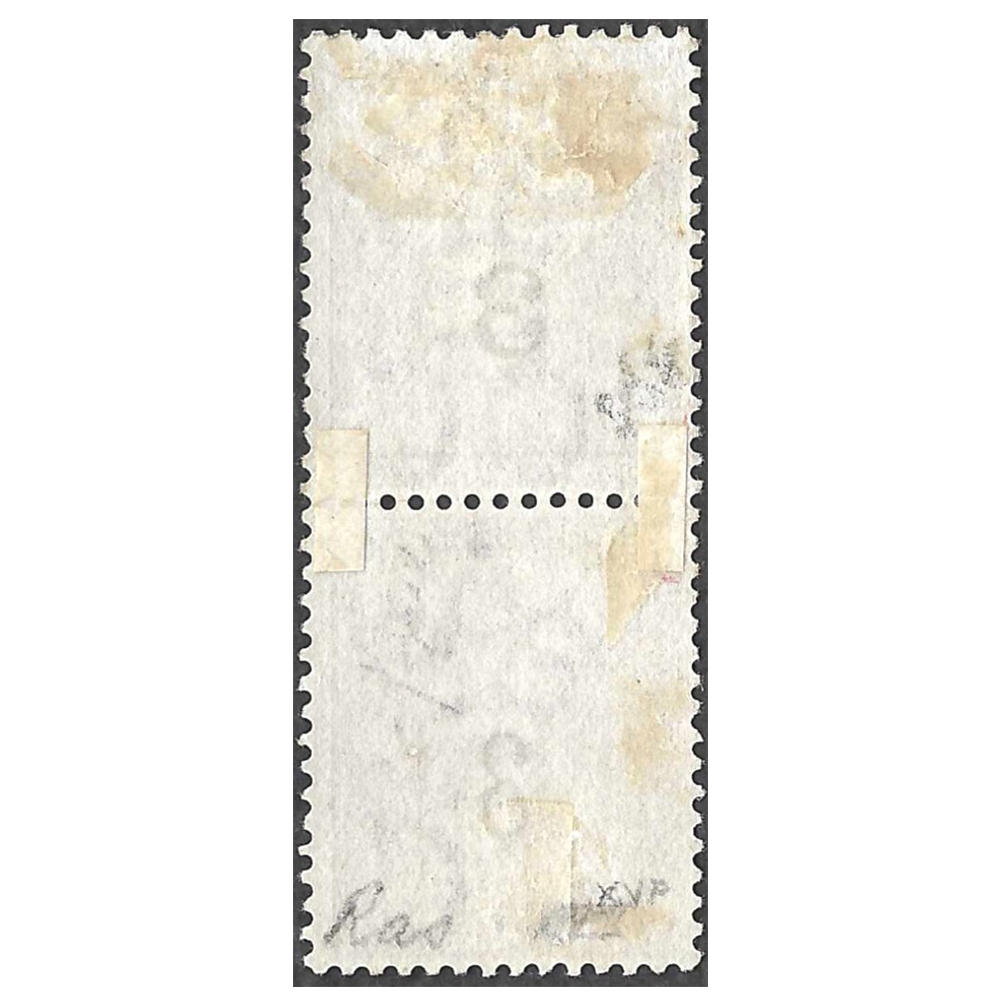 1880 vertical pair showing both types of 3d surcharge on 4d pale dull rose (SG37b) - Image 2