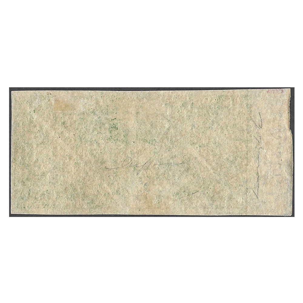 1855 - 1863 1s deep dark green (SG8b) in triangular block of four. - Image 2