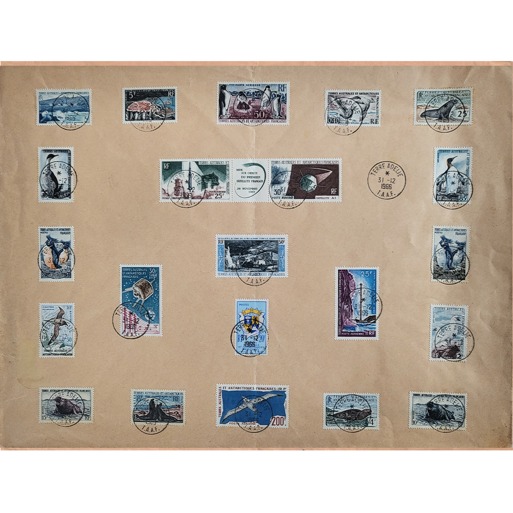 French Southern and Antarctic Territories - large cover with a selection of stamps (SG2**41)