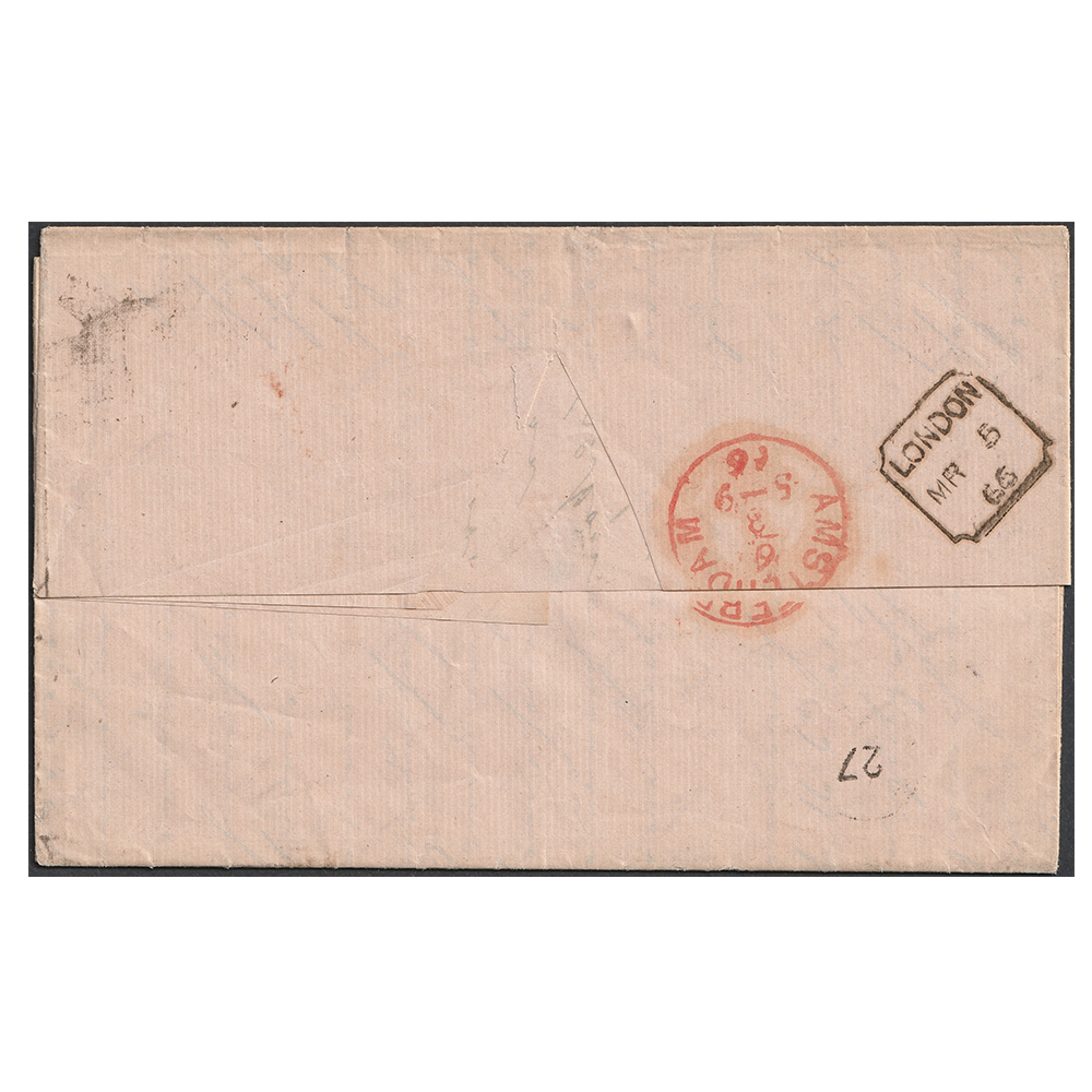 1866 3d rose Plate 4 (SG92) - Image 2