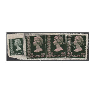$1 and $10 cancelled with parcel post datestamp on cloth.