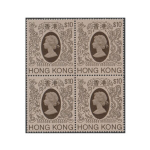 Block of four of the $10 (SG428)