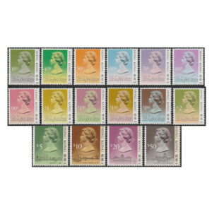 1989 QEII fifth definitive, third series (SG600-615, Yang 347-362)