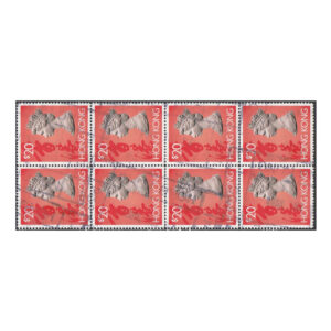 $20 (SG716) multiple used for parcel post, cancelled on 27 May 1991